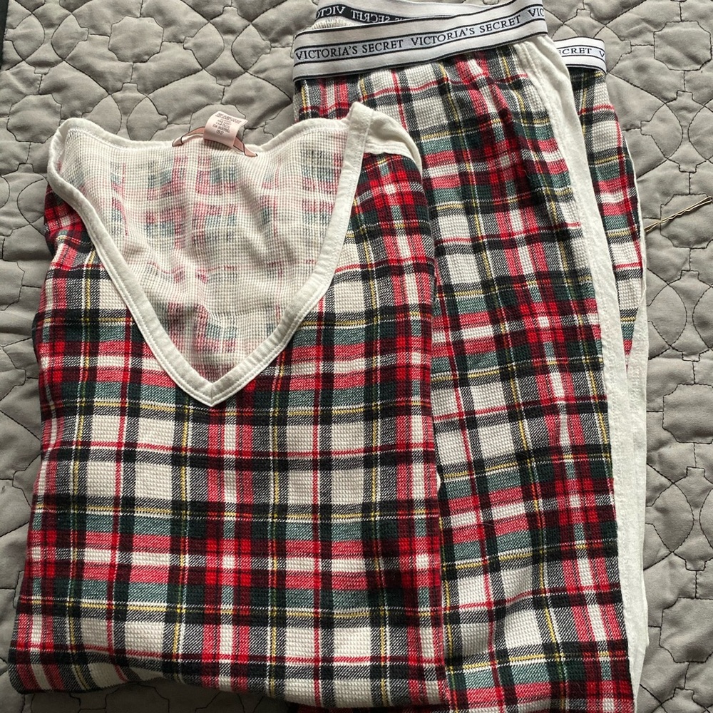 Victoria’s Secret plaid pajamas set